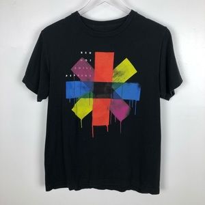 Red Hot Chili Peppers Emblem Band Tee Black